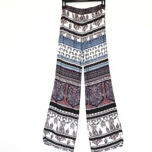 C&V Chelsea & Violet Printed Palazzo Pants